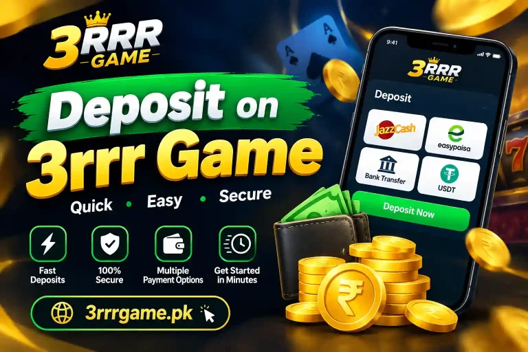 Deposit on 3rrr Game
